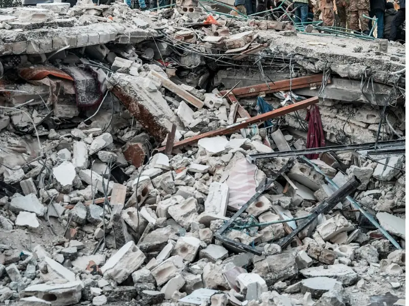 Japan Economic Crisis and Market Crash Rubble and destruction symbolizing the financial and economic collapse during a major downturn in Japan’s stock market history.